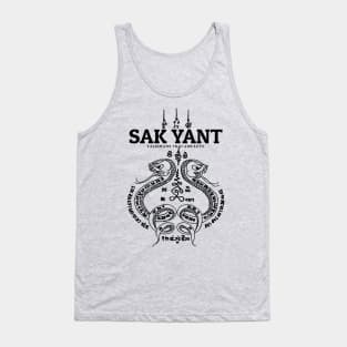 Vintage Muay Thai Sak Yant Snake Tank Top